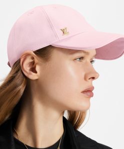 Donna Louis Vuitton Cappelli E Guanti | Cappello Lv Iconic Rose Clair