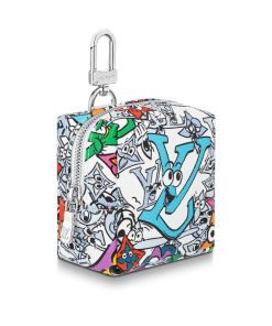 Uomo Louis Vuitton Portachiavi E Charms Per Borse | Charm Per Borse E Portachiavi Squared Pouch