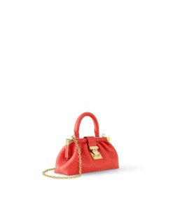 Donna Louis Vuitton Borse Con Catenella E Clutches | Pochette Monogram Rosso