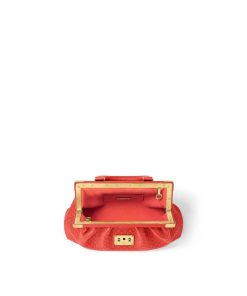 Donna Louis Vuitton Borse Con Catenella E Clutches | Pochette Monogram Rosso