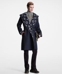 Donna Louis Vuitton Cappotti E Giacche | Cappotto A Vestaglia Con Cappuccio E Dettagli Iconici