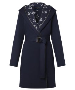 Donna Louis Vuitton Cappotti E Giacche | Cappotto A Vestaglia Con Cappuccio E Dettagli Iconici