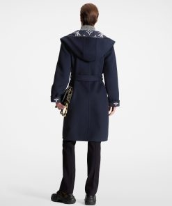 Donna Louis Vuitton Cappotti E Giacche | Cappotto A Vestaglia Con Cappuccio E Dettagli Iconici