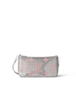 Donna Louis Vuitton Borse Con Catenella E Clutches | Pochette Accessoires Argento