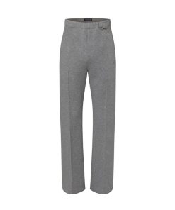 Uomo Louis Vuitton Pantaloni | Pantaloni Casual Con Taglio Sartoriale Gris Chine