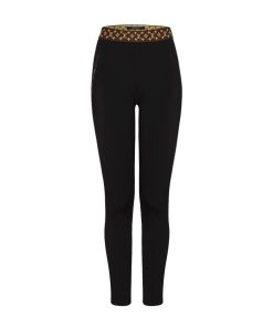 Donna Louis Vuitton Pantaloni | Leggings Con Cintura Elastica Monogram