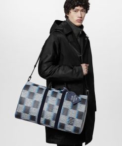 Uomo Louis Vuitton Collezione Damier | Keepall Bandouliere 50