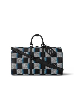 Uomo Louis Vuitton Collezione Damier | Keepall Bandouliere 50