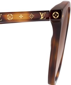 Donna Louis Vuitton Occhiali Da Sole | Occhiali Da Sole My Monogram Light Round Havane