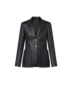 Donna Louis Vuitton Cappotti E Giacche | Blazer Bon Ton Con Motivo Monogram In Lurex