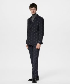 Uomo Louis Vuitton Blazer E Giacche | Giacca Doppiopetto Pont Neuf In Lana