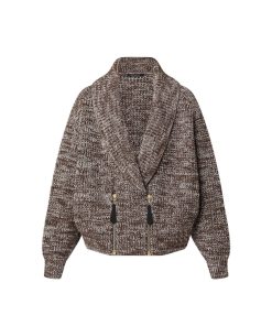 Donna Louis Vuitton Cappotti E Giacche | Cardigan Con Zip E Collo A Scialle