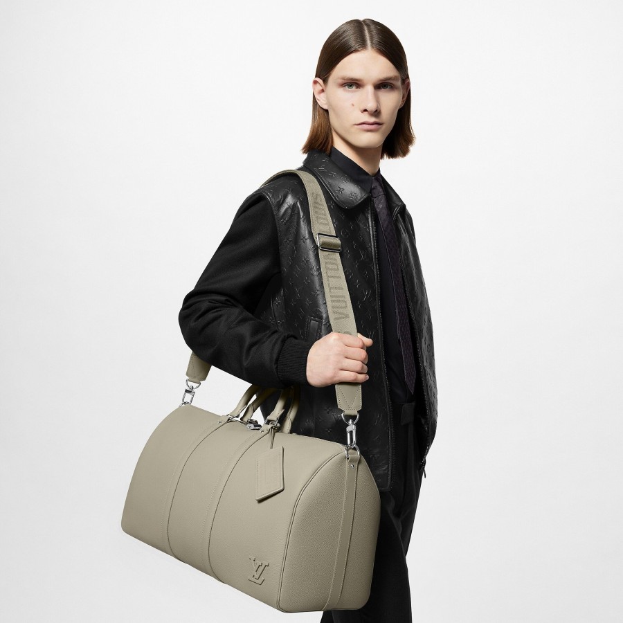 Uomo Louis Vuitton Selezione Di Borse In Pelle | Keepall Bandouliere 50