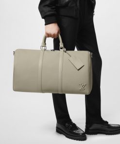 Uomo Louis Vuitton Selezione Di Borse In Pelle | Keepall Bandouliere 50