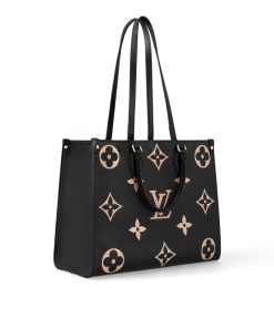 Donna Louis Vuitton Selezione Di Borse In Pelle | Borsa Onthego Mm Nero/Beige