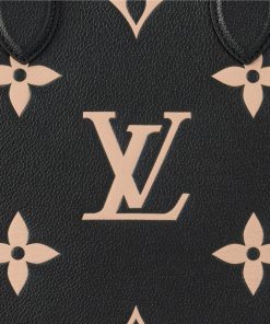 Donna Louis Vuitton Selezione Di Borse In Pelle | Borsa Onthego Mm Nero/Beige