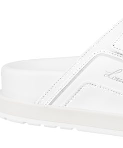 Uomo Louis Vuitton Sandali | Mule Lv Trainer Bianco