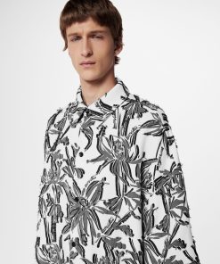 Uomo Louis Vuitton Camicie | Camicia Morbida A Maniche Corte Con Bottoni