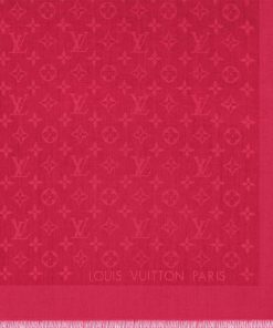 Donna Louis Vuitton Scialli E Stole | Scialle Monogram Classic Rosso