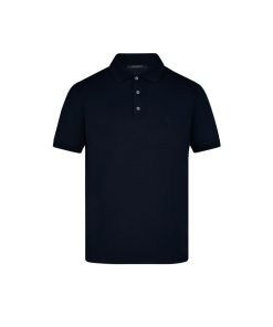 Uomo Louis Vuitton T-Shirt E Polo | Polo Classica A Maniche Corte In Pique Blu Marine