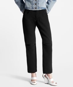 Donna Louis Vuitton Pantaloni | Pantaloni In Micro Twill Con Spacchi