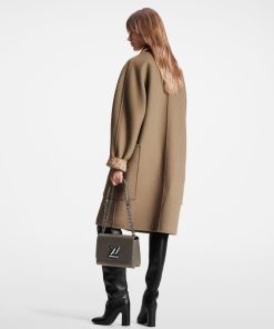 Donna Louis Vuitton Cappotti E Giacche | Cappotto Double-Face Con Collo Amovibile