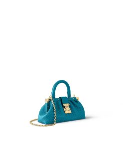 Donna Louis Vuitton Borse Con Catenella E Clutches | Pochette Monogram Blu