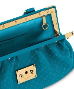 Donna Louis Vuitton Borse Con Catenella E Clutches | Pochette Monogram Blu