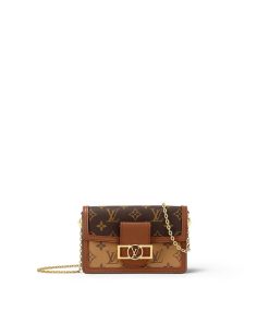 Donna Louis Vuitton Icone Monogram | Portafoglio Dauphine Con Catenella