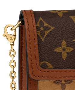 Donna Louis Vuitton Icone Monogram | Portafoglio Dauphine Con Catenella