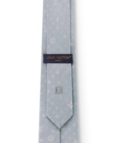 Uomo Louis Vuitton Cravatte E Fazzoletti Da Taschino | Cravatta Mng Stars Gris Clair