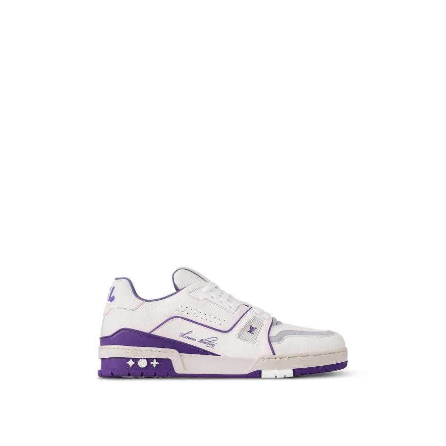 Uomo Louis Vuitton Sneakers | Sneaker Lv Trainer Viola