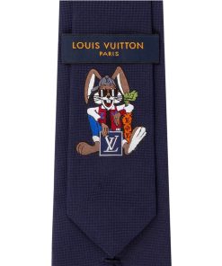 Uomo Louis Vuitton Cravatte E Fazzoletti Da Taschino | Cravatta Lv Rabbit