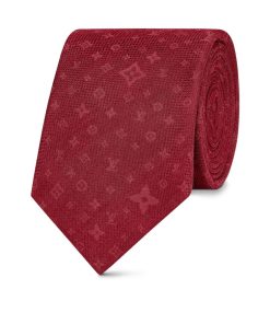 Uomo Louis Vuitton Cravatte E Fazzoletti Da Taschino | Cravatta Mng Stars Rosso