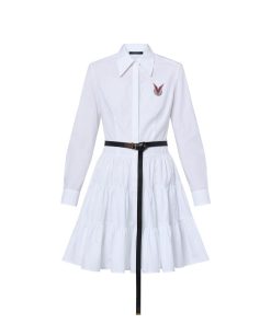 Donna Louis Vuitton Abiti | Abito-Camicia Con Cintura