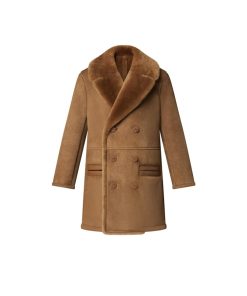 Donna Louis Vuitton Cappotti E Giacche | Cappotto Doppiopetto In Shearling Merino