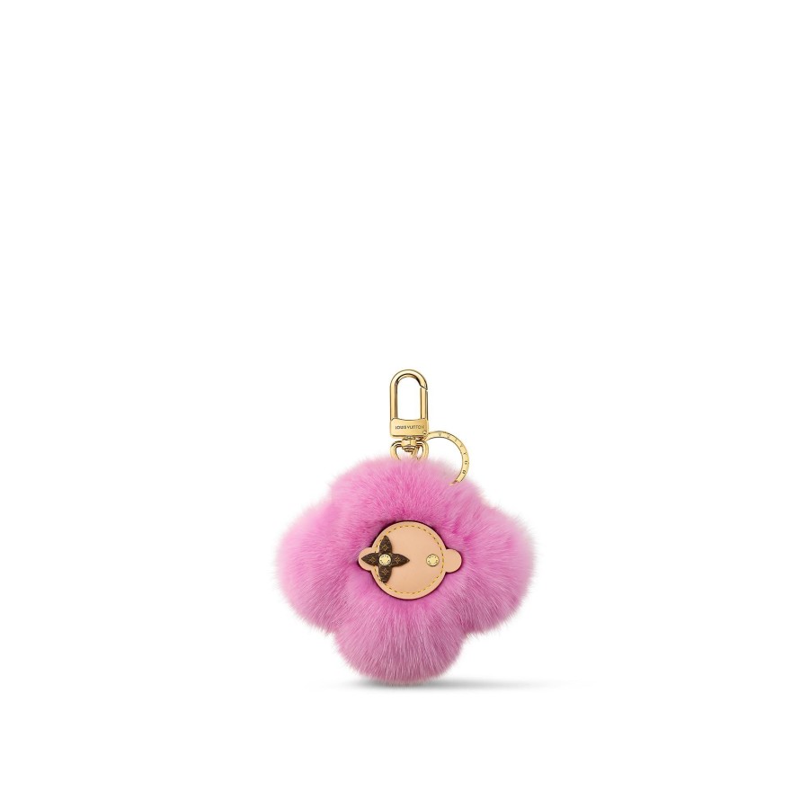 Donna Louis Vuitton Portachiavi E Charms Per Borse | Portachiavi Vivienne Fur Rose