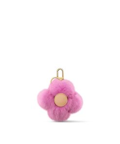 Donna Louis Vuitton Portachiavi E Charms Per Borse | Portachiavi Vivienne Fur Rose