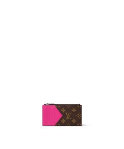 Donna Louis Vuitton Portacarte E Portachiavi | Portamonete E Porta Carte Di Credito Fucsia