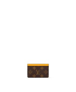 Donna Louis Vuitton Portacarte E Portachiavi | Porta Carte Di Credito Semplice Pm Giallo