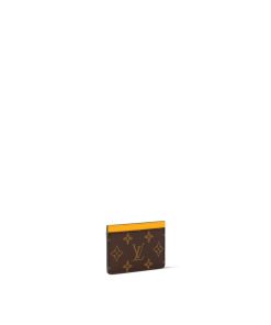 Donna Louis Vuitton Portacarte E Portachiavi | Porta Carte Di Credito Semplice Pm Giallo