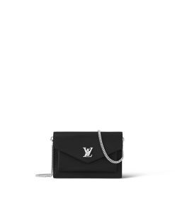 Donna Louis Vuitton Mini Bags | Pochette Mylockme Chain Nero