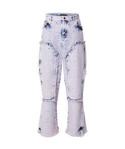 Uomo Louis Vuitton Pantaloni | Pantaloni Ampi In Stile Workwear Con Dettagli Sfrangiati