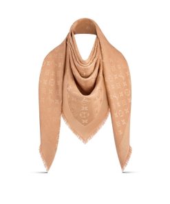 Donna Louis Vuitton Scialli E Stole | Scialle Monogram Classic Caramel