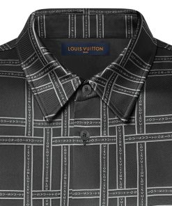 Uomo Louis Vuitton Camicie | Camicia Morbida In Misto Seta