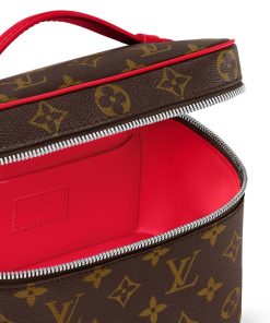 Donna Louis Vuitton Accessori Da Viaggio | Beauty Case Nice Mini Rosso