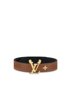 Donna Louis Vuitton Bracciali | Bracciale Lv Iconic Marrone Rossicio