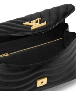 Donna Louis Vuitton Selezione Di Borse In Pelle | Borsa New Wave Chain Gm Nero