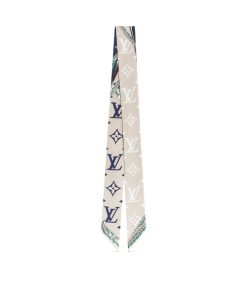 Donna Louis Vuitton Foulard In Seta E Bandeaux | Bandeau Ultimate Monogram Blu Marine