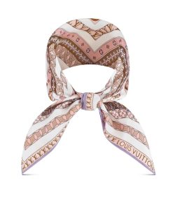 Donna Louis Vuitton Foulard In Seta E Bandeaux | Foulard Everlasting Lv 45